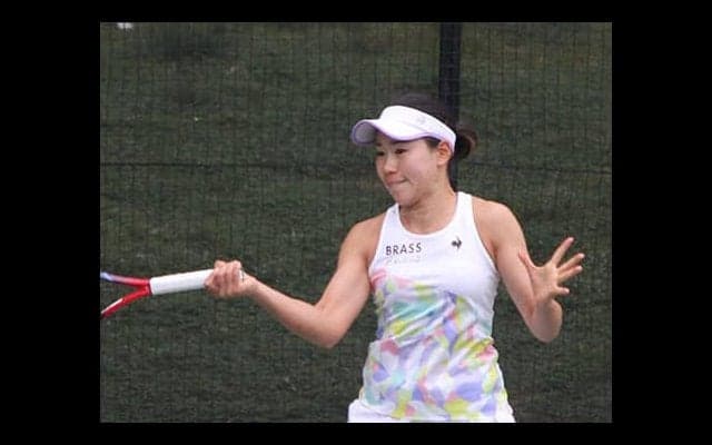 日比野菜緒、かしわOP4強