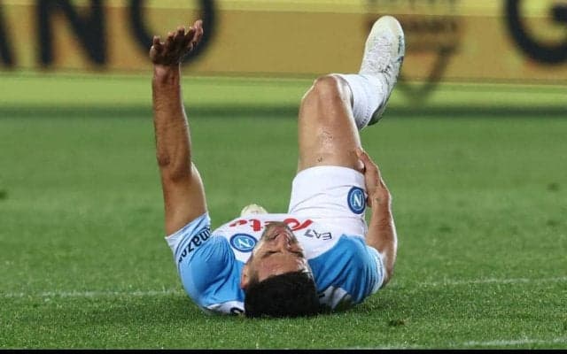 12日にCLミラン戦のナポリにまた1つの心配事…シメオネが負傷交代