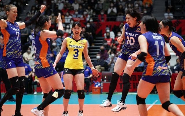 東レと埼玉上尾が勝利　V1女子 V・ファイナルステージ試合結果