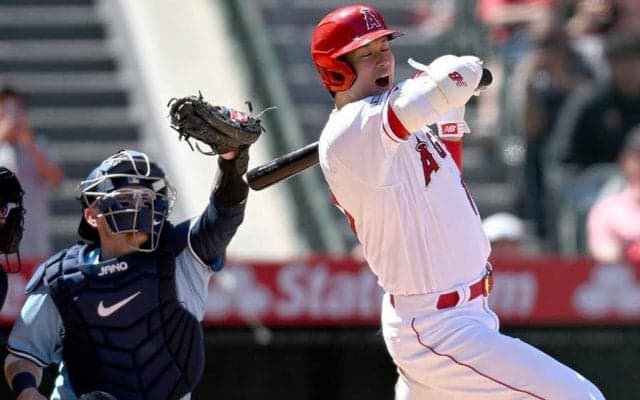 【MLB】大谷翔平、vs菊池雄星で今季3度目マルチ　豪快3号＆中前打、初の兜には“ドヤ顔”も