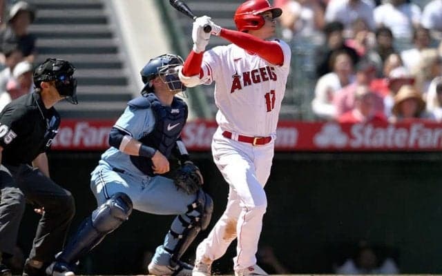 【MLB】大谷翔平の驚弾に「なんて一撃だ」　逆方向へ弾丸の怪力…実況席も熱狂「素晴らしい」