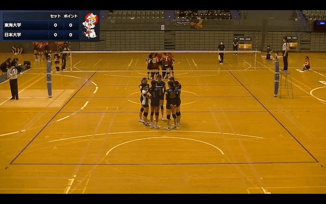 関東大学バレーボール連盟 女子1部春季リーグ戦 Bコート【見逃し配信】