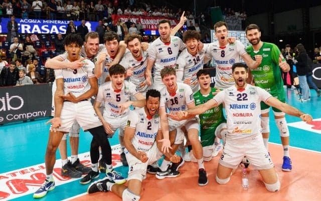 石川祐希がMVPの活躍でセリエAプレーオフ初の準決勝に進出　ミラノがペルージャを下す