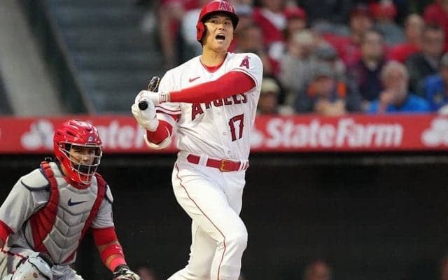 【MLB】大谷翔平、3の0で4戦連続安打で止まる　自己最長33戦連続出塁、今季初の2連敗