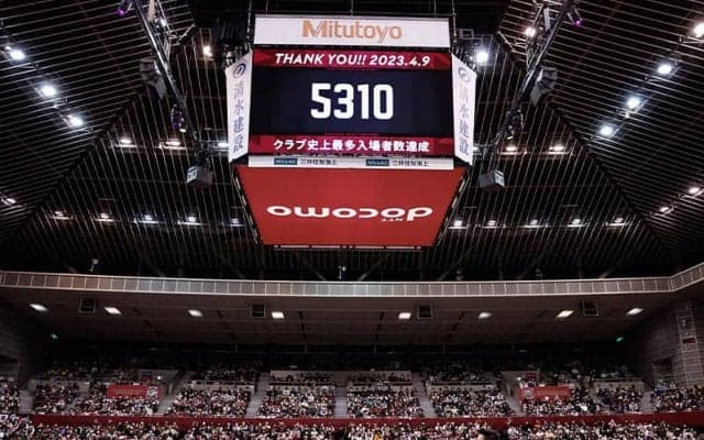川崎ブレイブサンダース、9日の“神奈川ダービー”で1試合最多入場者数記録を更新…声出しも解禁