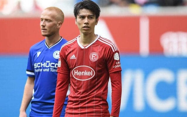 田中碧が右ヒザの内側じん帯断裂…チームが発表「追って通知があるまで欠場する」