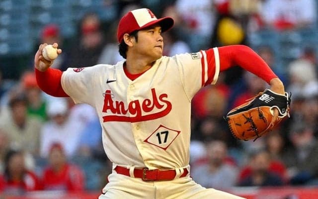 【MLB】大谷翔平、2勝目の権利　5回まで5四死球も1安打無失点、2試合ぶり安打で先制点演出
