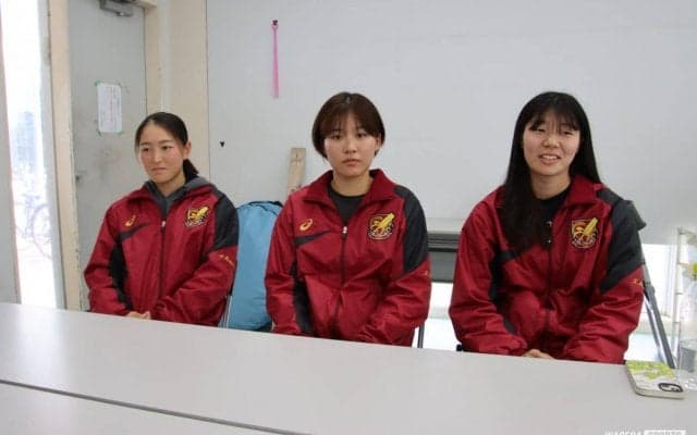 【連載】早慶レガッタ直前特集『新』　【第２回】女子　加藤沙也花女子主将×郡磨璃女子副将×長谷川理実女子副将