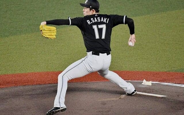佐々木朗希、5回完全投球で2勝目権利　山本由伸との投手戦で最速163キロ奪三振ショー