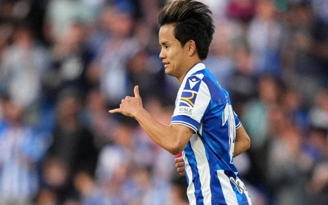 これは…久保建英？ソシエダがラ・リーガ日本人シーズン最多記録樹立の久保を独特な侍のイラストで祝福！