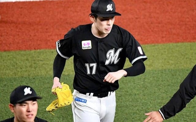 佐々木朗希、6回無死で完全途切れる　四球→安打許すも無失点でガッツポーズ