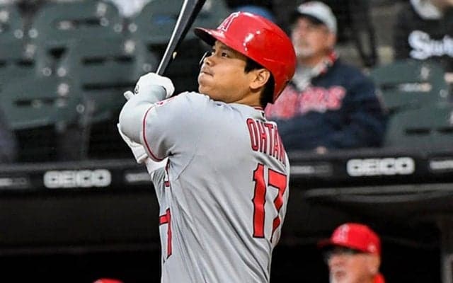 【MLB】大谷翔平、技あり左前打で36戦連続出塁　松井秀喜に並び日本人5位、背番号「42」で快音
