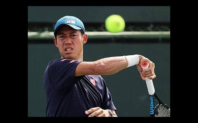 錦織圭、大会会場に姿表す