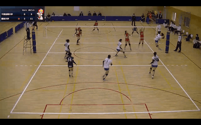 関西大学バレーボール連盟 女子1部春季リーグ戦 Bコート【見逃し配信】