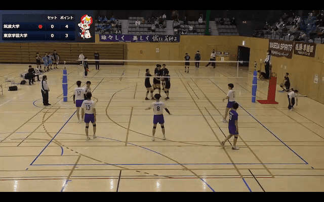 関東大学バレーボール連盟 男子1部春季リーグ戦 Bコート【見逃し配信】