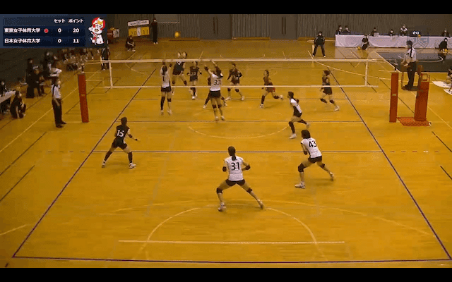 関東大学バレーボール連盟 女子1部春季リーグ戦 Bコート【見逃し配信】