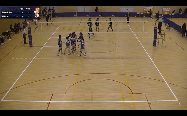 関西大学バレーボール連盟 女子1部春季リーグ戦 Aコート【見逃し配信】