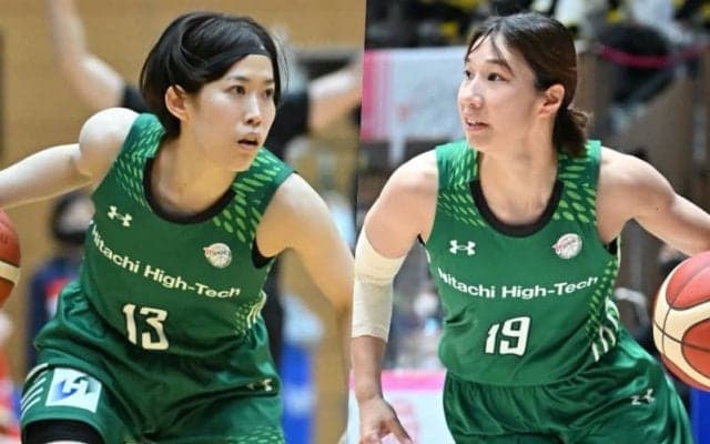 日立ハイテククーガーズの鶴見彩と山口里奈がWリーグ自由契約選手リスト入り