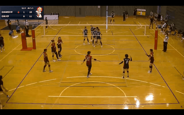関東大学バレーボール連盟 女子1部春季リーグ戦 Aコート【見逃し配信】