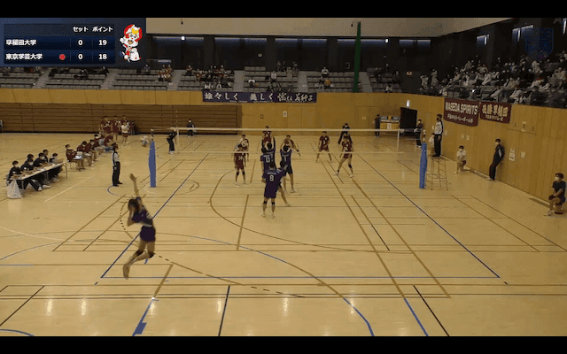 関東大学バレーボール連盟 男子1部春季リーグ戦 Bコート【見逃し配信】