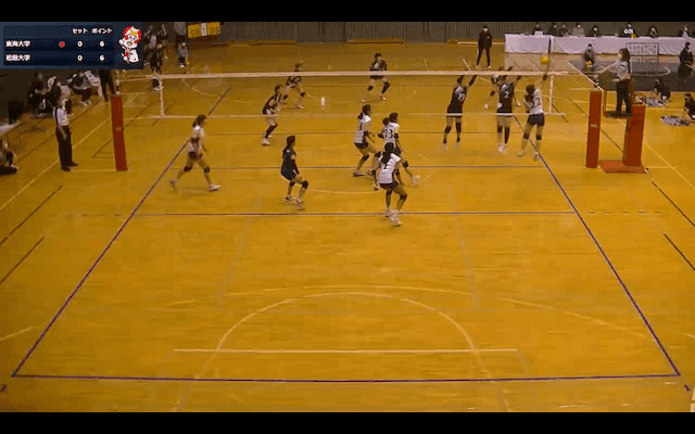 関東大学バレーボール連盟 女子1部春季リーグ戦 Bコート【見逃し配信】