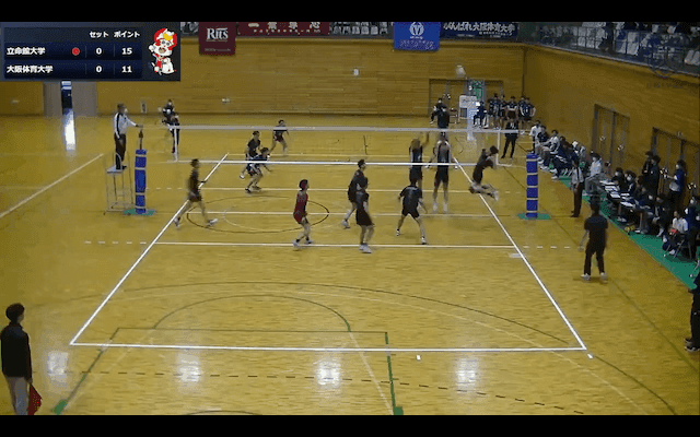 関西大学バレーボール連盟 男子1部春季リーグ戦 Bコート【見逃し配信】