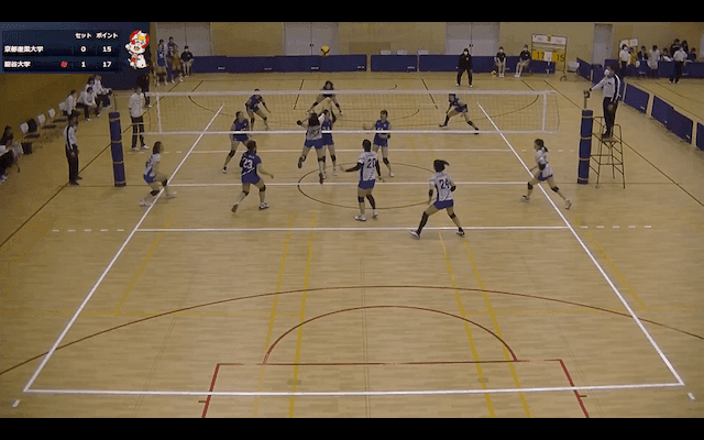 関西大学バレーボール連盟 女子1部春季リーグ戦 Bコート【見逃し配信】