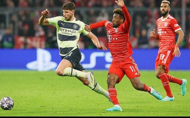 レーティング：バイエルン 1-1(AGG:1-4) マンチェスター・シティ《CL》