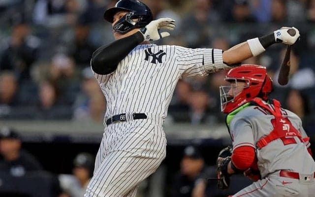【MLB】ジャッジ、先制の6号2ラン　大谷翔平のHRキャッチ→4試合ぶり弾、本拠地また喝采