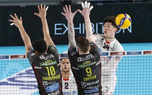 石川祐希のミラノが敵地で完勝 決勝進出へ王手 セリエAプレーオフ準決勝第3戦