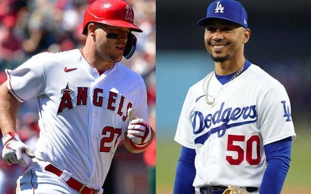【MLB】“太眉”笑顔のトラウトが「全くの別人すぎる」　強烈デザインにファン「面影皆無」
