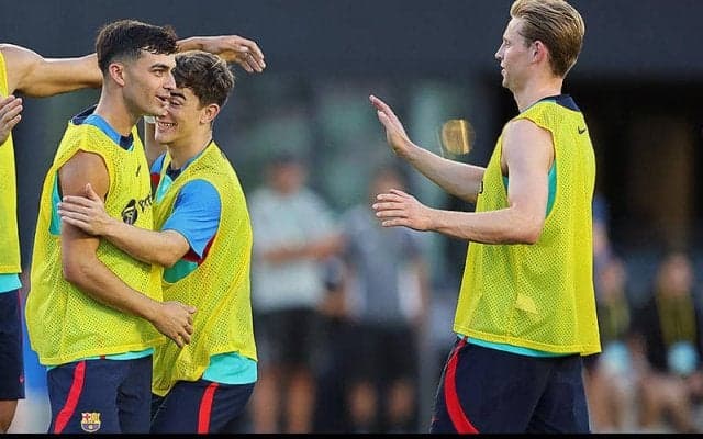 ペドリ＆フレンキー復帰に、15歳至宝が初招集！　バルセロナがアトレティコ戦招集メンバー発表