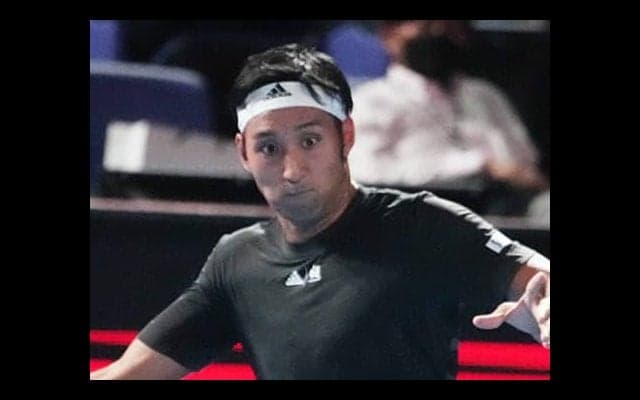 内山靖崇 チョン･ヒョンと練習