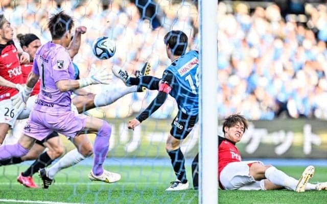 川崎ME脇坂が振り返るゴール場面。「普段の僕だったらマイナスで待ちがち」な場面で出た、感覚的にゴール前に入る動き