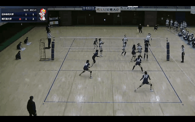 関東大学バレーボール連盟 女子1部春季リーグ戦 Bコート【見逃し配信】