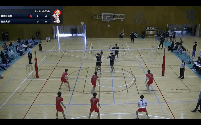 関西大学バレーボール連盟 男子1部春季リーグ戦 Bコート【見逃し配信】