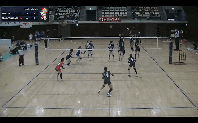 関東大学バレーボール連盟 女子1部春季リーグ戦 Aコート【見逃し配信】