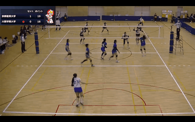 関西大学バレーボール連盟 女子1部春季リーグ戦 Bコート【見逃し配信】