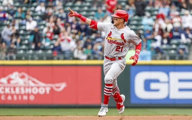 【MLB】ラーズ・ヌートバー、先頭打者アーチに猛打賞で出塁率は驚異の.500　カージナルスの快勝に貢献