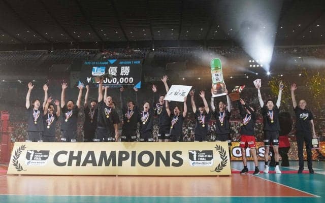 V1男子　WD名古屋の優勝で閉幕し最終順位と個人賞が決定