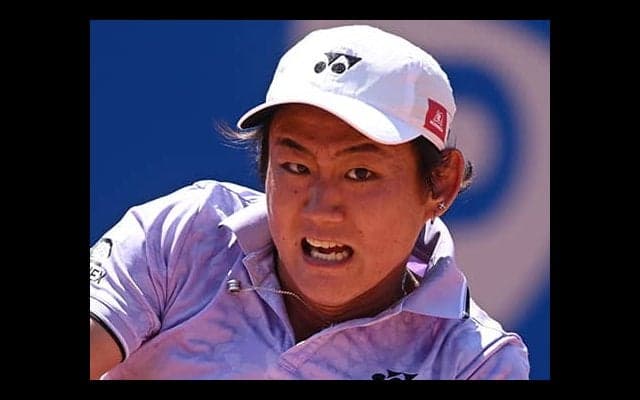 西岡良仁 13位ノリーと練習