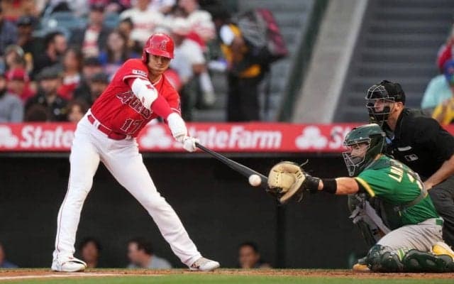 【MLB】大谷翔平、痛烈二塁打で4打数1安打　あわや頭部死球も…エ軍は延長戦惜敗で借金1
