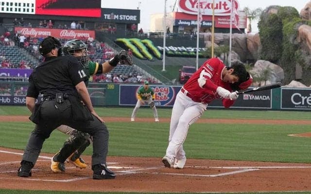 【MLB】大谷翔平、頭部死球の危機に「次はお前の番だ」　相手捕手へ会心ジョークで見せた“神対応”