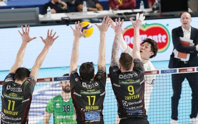 石川祐希のミラノはルーベに競り負け　初の決勝ラウンド進出ならず