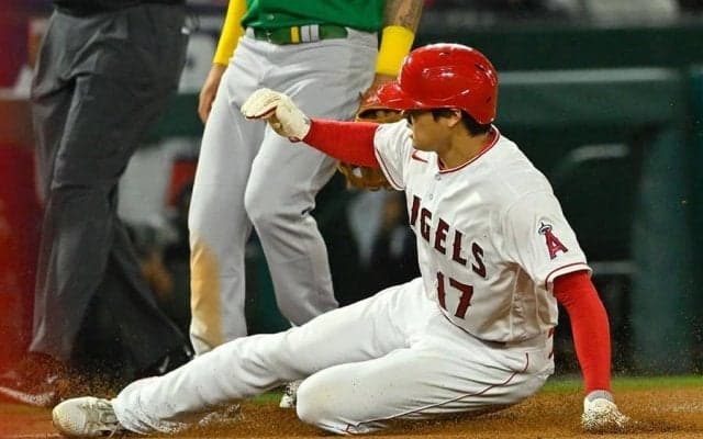 【MLB】大谷翔平、2年ぶり1試合2盗塁　4の0で3試合ぶり無安打、エ軍逃げ切り勝ち