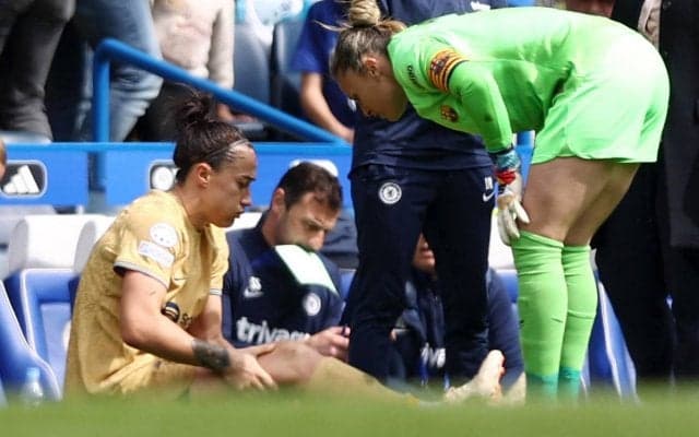 UWCLで負傷のバルセロナDFブロンズ、ヒザ手術でチェルシー戦回避もW杯には間に合うか