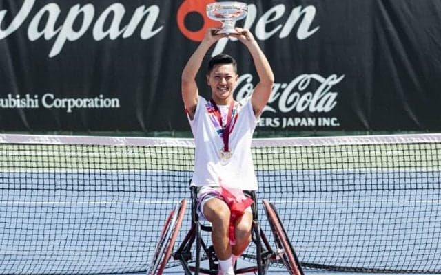 「自分の大会にできた」飯塚国際車いすテニスで小田凱人が初優勝！