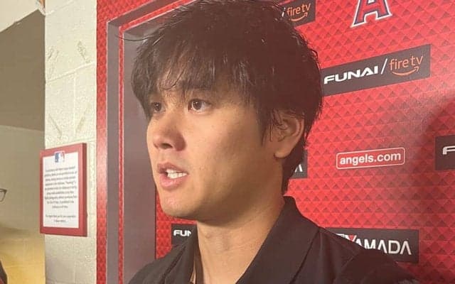 【MLB】大谷翔平、藤浪晋太郎撃ちも「球自体は強かった」　ダメ押し6号は「運もある」