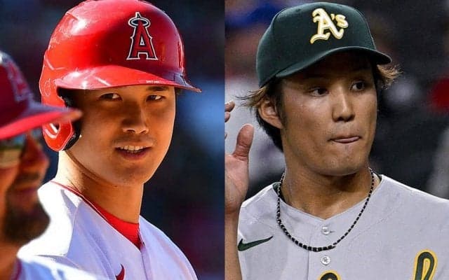 【MLB】「2人並んでると映えるな」　大谷翔平＆藤浪晋太郎…同級生コンビが「いい笑顔」
