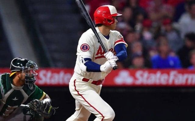 【MLB】大谷翔平、先制の適時二塁打　4勝目へ自ら援護、“爆足”内野安打で今季8度目マルチ